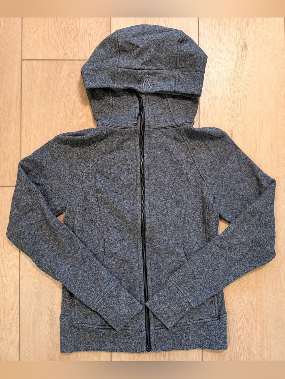 lululemon athletica Dark Heather Gray Scuba Hooded Zip Jacket
